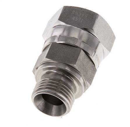 Adaptateur réducteur en acier inoxydable G 3/4'' x G 1/2'' F/M 175 Bar - Hydraulique