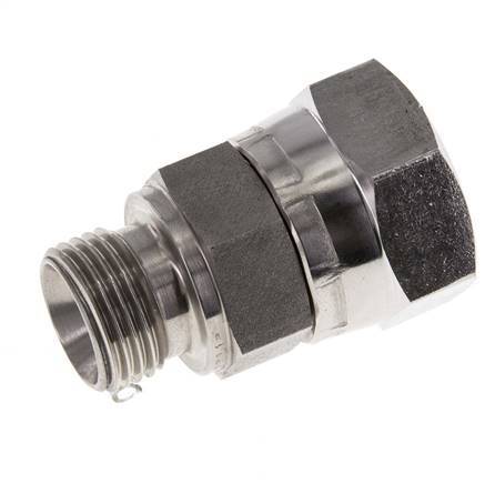 Adaptateur réducteur en acier inoxydable G 3/4'' x G 1/2'' F/M 175 Bar - Hydraulique