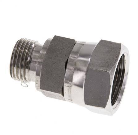 Adaptateur réducteur en acier inoxydable G 3/4'' x G 1/2'' F/M 175 Bar - Hydraulique