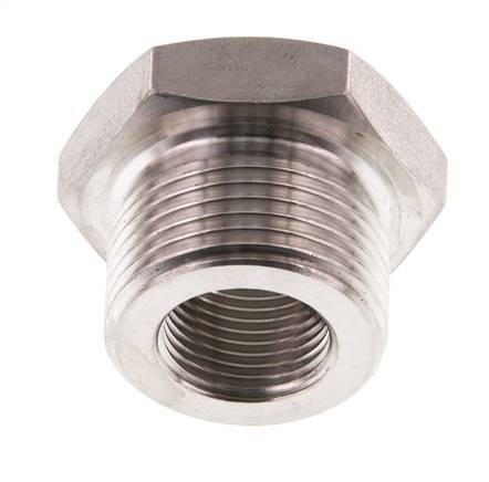 G 3/8'' x G 3/4'' F/M Bague réductrice en acier inoxydable 40 Bar