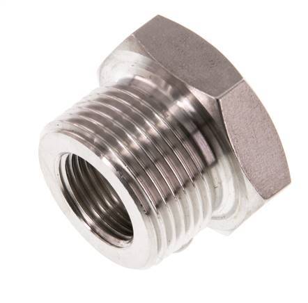 G 3/8'' x G 3/4'' F/M Bague réductrice en acier inoxydable 40 Bar