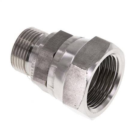 Adaptateur réducteur en acier inoxydable G 1'' x G 3/4'' F/M 150 Bar - Hydraulique