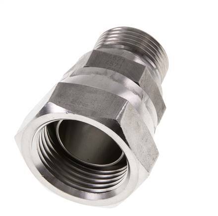 Adaptateur réducteur en acier inoxydable G 1'' x G 3/4'' F/M 150 Bar - Hydraulique