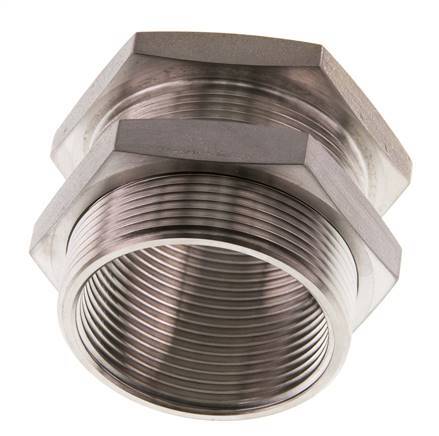 G 1 1/2'' x M54x2 F/M Stainless steel Bulkhead Fitting 40 Bar
