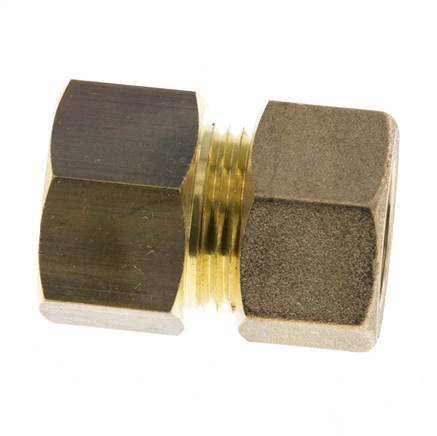 Raccord à compression droit en laiton G 1/2'' x 15mm 82 Bar DIN EN 1254-2