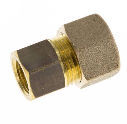 Raccord à compression droit en laiton G 1/4'' x 12mm 75 Bar DIN EN 1254-2