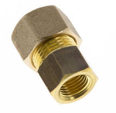 Raccord à compression droit en laiton G 1/4'' x 12mm 75 Bar DIN EN 1254-2