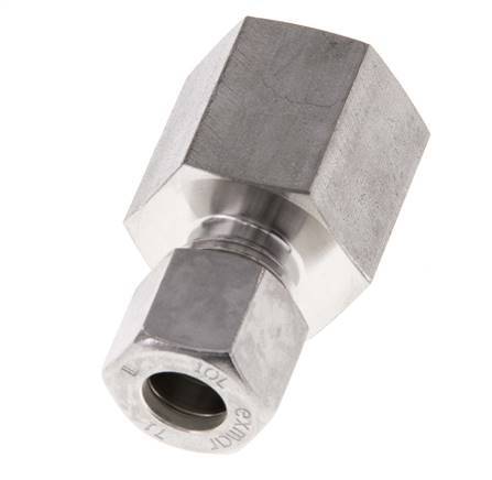G 1/2'' x 10L Raccord à compression droit en acier inoxydable 315 Bar DIN 2353