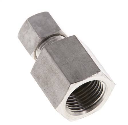 G 1/2'' x 10L Raccord à compression droit en acier inoxydable 315 Bar DIN 2353