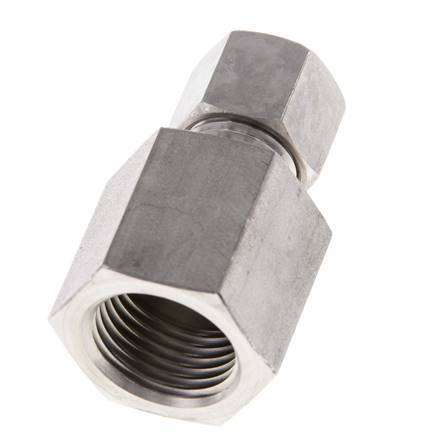G 1/2'' x 10L Raccord à compression droit en acier inoxydable 315 Bar DIN 2353