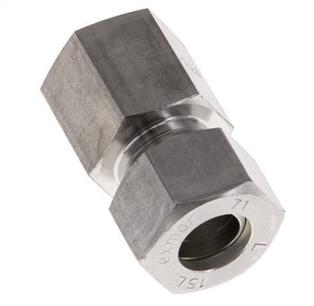 G 1/2'' x 15L Raccord à compression droit en acier inoxydable 315 Bar DIN 2353