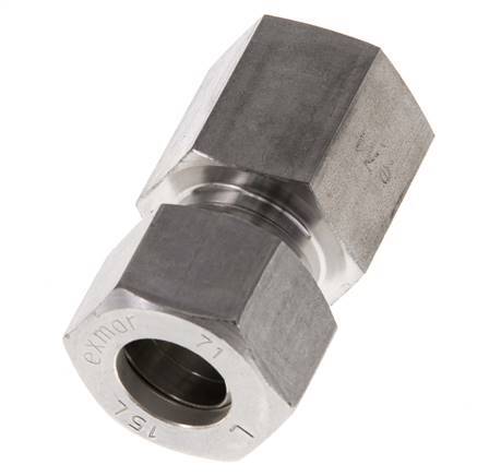G 1/2'' x 15L Raccord à compression droit en acier inoxydable 315 Bar DIN 2353