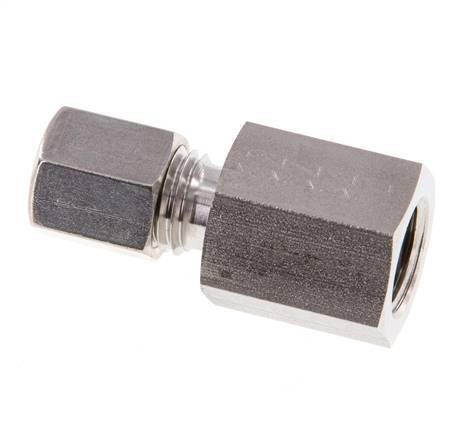 G 1/4'' x 6L Raccord à compression droit en acier inoxydable 315 Bar DIN 2353