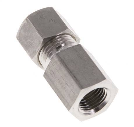 G 1/4'' x 10L Raccord à compression droit en acier inoxydable 315 Bar DIN 2353