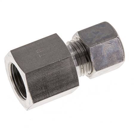 G 3/8'' x 10L Raccord à compression droit en acier inoxydable 315 Bar DIN 2353