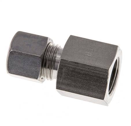 G 3/8'' x 10L Raccord à compression droit en acier inoxydable 315 Bar DIN 2353