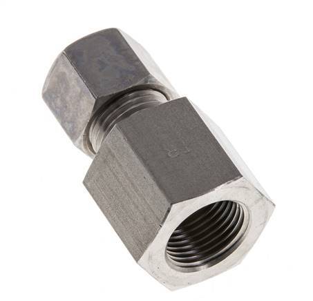 G 3/8'' x 10L Raccord à compression droit en acier inoxydable 315 Bar DIN 2353