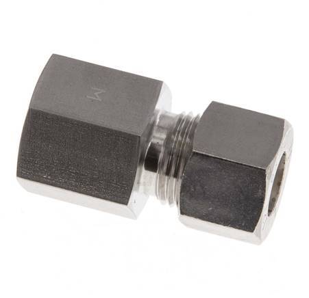 G 3/8'' x 12L Raccord à compression droit en acier inoxydable 315 Bar DIN 2353