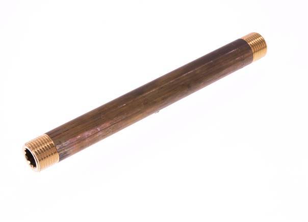 Raccord double en laiton G 1/2'' 16 Bar DIN 2982 - 200mm