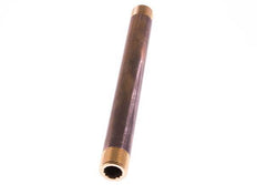 Raccord double en laiton G 1/2'' 16 Bar DIN 2982 - 200mm