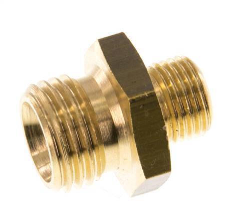 Mamelon double en laiton G 1/4'' x G 1/8'' 16 Bar [5 Pièces].