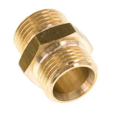 G 3/8'' double mamelon en laiton 16 Bar [5 pièces].