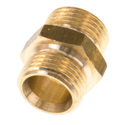 G 3/8'' double mamelon en laiton 16 Bar [5 pièces].