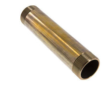 G 1 1/2'' Brass Double Pipe Nipple 16 Bar DIN 2982 - 200mm