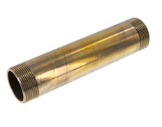 G 1 1/2'' Brass Double Pipe Nipple 16 Bar DIN 2982 - 200mm