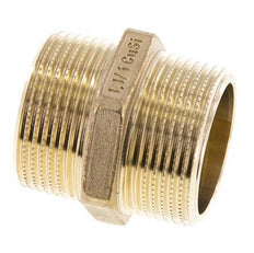 R 1 1/4'' Double Nipple en laiton 16 Bar