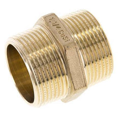 R 1 1/4'' Double Nipple en laiton 16 Bar