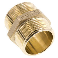 R 1 1/4'' Double Nipple en laiton 16 Bar