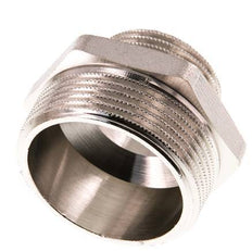 G 1 1/2'' x G 1'' Mamelon double en laiton nickelé 16 Bar