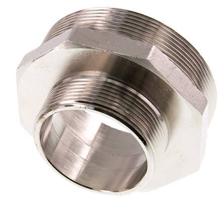 G 3'' x G 2'' Nickel plated Brass Double Nipple 16 Bar