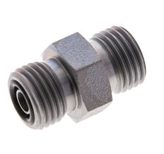 UNF 9/16''-18 Acier zingué Double mamelon ORFS 630 Bar - Hydraulique [2 Pièces]