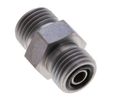 UNF 9/16''-18 Acier zingué Double mamelon ORFS 630 Bar - Hydraulique [2 Pièces]