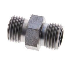 UNF 9/16''-18 Acier zingué Double mamelon ORFS 630 Bar - Hydraulique [2 Pièces]