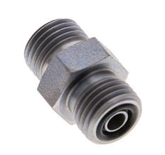 UNF 9/16''-18 Acier zingué Double mamelon ORFS 630 Bar - Hydraulique [2 Pièces]