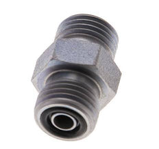 UNF 9/16''-18 Acier zingué Double mamelon ORFS 630 Bar - Hydraulique [2 Pièces]