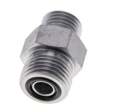 UN 11/16''-16 x UNF 9/16''-18 Embout double en acier zingué ORFS 630 Bar - Hydraulique