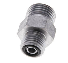 UN 11/16''-16 x UNF 9/16''-18 Embout double en acier zingué ORFS 630 Bar - Hydraulique