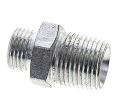 UN 11/16''-16 x 1/2'' NPT Embout double en acier zingué ORFS 630 Bar - Hydraulique