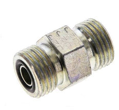 UN 11/16''-16 Embout double en acier zingué ORFS 630 Bar - Hydraulique