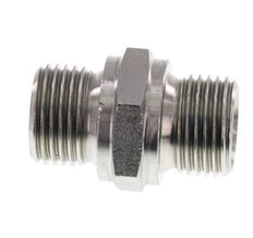 G 1/2'' Zinc plated Steel Double Nipple 400 Bar - Hydraulic [2 Pieces]