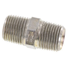 Mamelon double en acier zingué 1/2'' NPT 210 Bar - Hydraulique