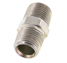 Mamelon double en acier zingué 1/2'' NPT 210 Bar - Hydraulique