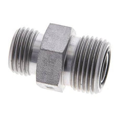 UN 13/16''-16 x UN 11/16''-16 Embout double en acier zingué ORFS 630 Bar - Hydraulique