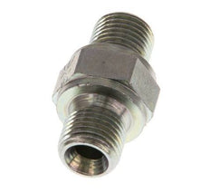 G 1/8'' Zinc plated Steel Double Nipple 400 Bar - Hydraulic [5 Pieces]