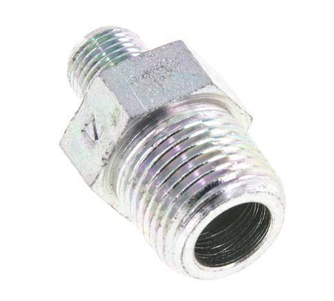 Embout double en acier zingué 1/8'' NPT x 3/8'' NPT 210 Bar - Hydraulique