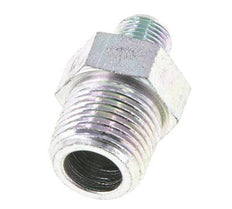 Embout double en acier zingué 1/8'' NPT x 3/8'' NPT 210 Bar - Hydraulique